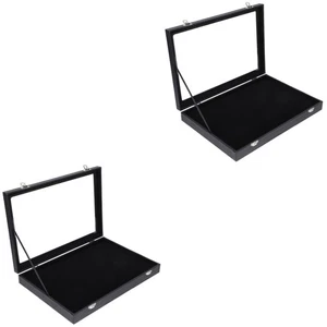2 PCS Brooch Storage Box Collector Pin Display Case for Brooches Cases - Picture 1 of 12