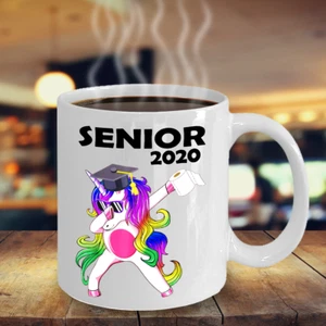 Tazza caffè divertente carta igienica senior 2020 amante unicorno laurea 2020 regalo divertente - Foto 1 di 13