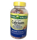 Spring Valley Calcium Gummies Strong Bone & Teeth 500mg + Vitamin D3 Adult Gummy