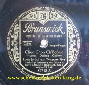 Louis Jordan u.s. Tympany Five 78 RPM / Choo Choo Ch`Boogie (339-0620-P) - Picture 1 of 3