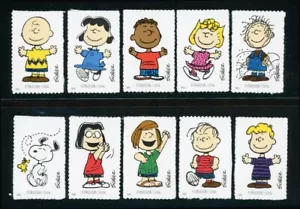 US Scott #5726-5735 Peanuts Charles M Schultz SET of 10 MNH***FREE SHIP*** - Picture 1 of 1