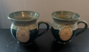 Lot Of 2 The Jenkins Inn & Restaurant 10oz Pottery Mugs - Picture 1 of 6