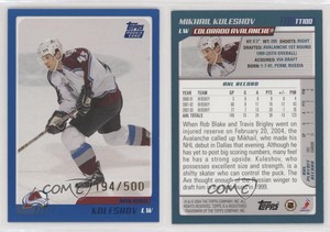 2003-04 Topps Traded Blue /500 Mikhail Kuleshov #TT100 Rookie RC