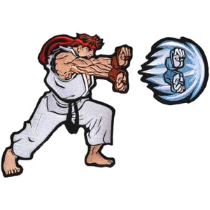 Street Fighter Ryu Embroidered Big Patch Videogame Arcade - Picture 1 of 1