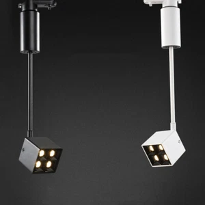 Lámpara de techo de brazo largo tipo L tipo LED foco giratorio para museo - Imagen 1 de 22