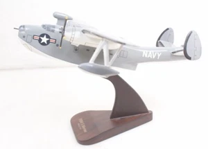 Avión de combate vintage BM-5 Mariner modelo caoba escritorio madera soporte exhibición - Imagen 1 de 15