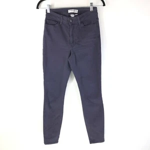 American Apparel Womens Jeans High Waist Skinny Stretch Dark Purple Size 27 - Picture 1 of 4