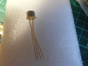 2PCS   U2T301   60v 5A  NPN  Power  Darlington Transistor  TO33-4  UNITRODE - Picture 1 of 2