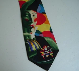 Cirque Du Soleil Satimbanco Studio Silks Tie by Ralph Marlin 70" x 4" - Picture 1 of 6