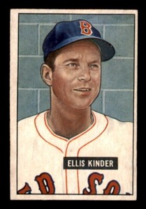 1951 Bowman Baseball #128 Ellis Kinder EX/MT *f1