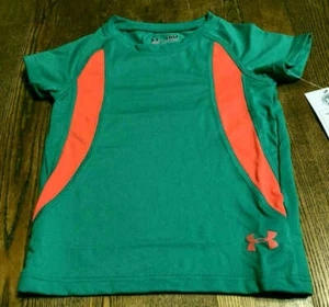 Under Armour Toddler Girl's Shirt Size 18 Mos. NEW Green / Coral - Picture 1 of 3