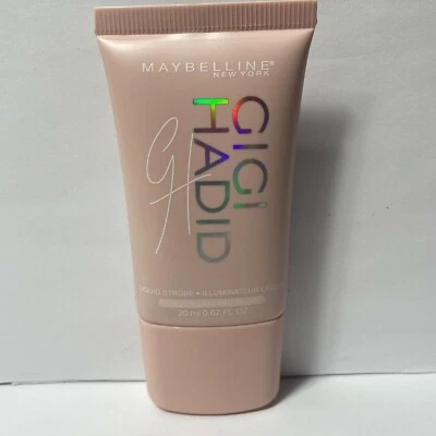 Iluminador estroboscópico líquido iridiscente Maybelline Gigi Hadid GG08 iluminador  Foto 1 de 4
