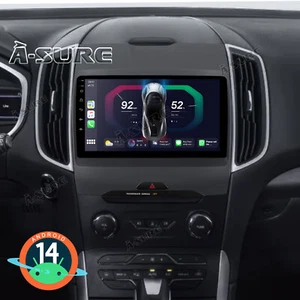 9" Android 14 Autoradio GPS Navi Carplay Für Ford Edge 2016-2020 S-Max 2015-22 - Bild 1 von 15