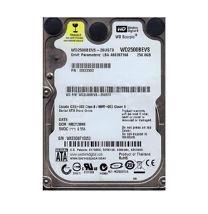 WD 250GB 2.5" SATA HDD Laptop / desktop or use for removable / external USB case - Picture 1 of 2