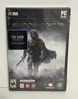 PC Middle Earth Shadow of Mordor novo/selado - Imagem 1 de 2