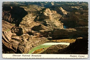 Postal Harpers Corner Dinosaurio Monumento Nacional Utah Geología - Imagen 1 de 2