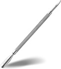 Rui Smiths Pro Cuticle Pusher with 2 Ends - Stainless Steel Manicure Tool - Styl