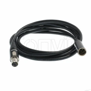 Shure Headset Microphone Mini XLR 4 Pin TA4F Extension Cable 1.5m Male to Female - Picture 1 of 3
