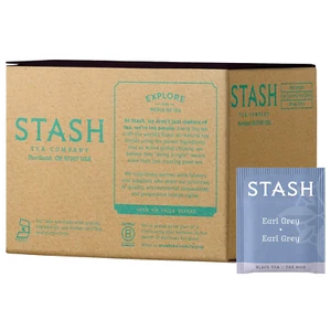Stash Tea Earl Grey Black Tea, Box of 100 Tea Bags (Packaging May Vary) - Picture 1 of 12