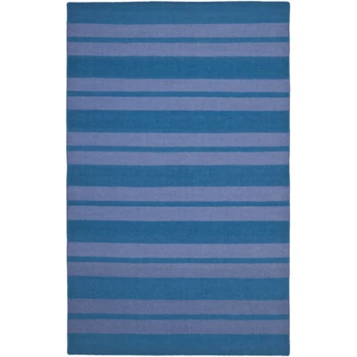 SAFAVIEH Dhurries DHU203A Turquoise / Lavender Rug - Image 1 of 4