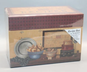 Legacy Publishing Group Recipe Box with 50 Recipe Cards and 8 Tab Dividers - Picture 1 of 7