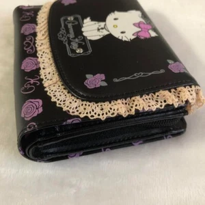 Sanrio Vintage Charmmy Kitty Hello Kitty Fold Wallet Used 10 x 12 x 3 cm - Picture 1 of 10