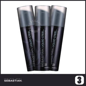3X 140ML SEBASTIAN LIQUID STEEL CONCENTRATED STYLER GEL - Picture 1 of 2