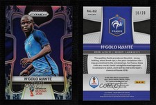 2018 Panini Prizm World Cup Camo Prizm /20 N'Golo Kante #82