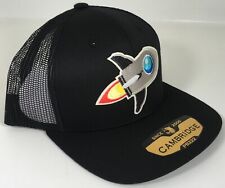 Rocket Cambridge Black Dad Trucker Hat Brand New Ships Now !!!