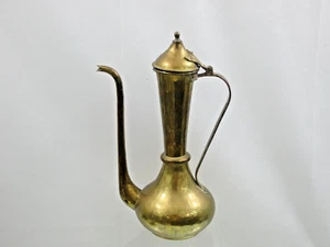 LARGE ANTIQUE RUSSIAN BRASS WATER PITCHER IMPERIAL PERIOD Tula - Picture 1 of 14