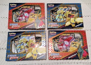 Pokemon Crown Zenith Regidrago V Regieleki V Collection Boxs SWSH 4 Boxes 2023 - Picture 1 of 6