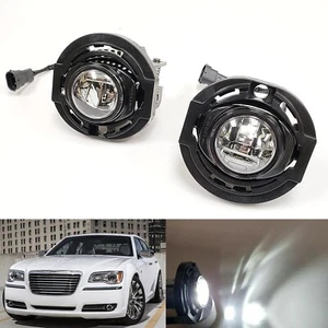 Clear Lens LED Fog Lights Lamps Assembly For 2017 2018 2019 Chrysler Pacifica - Picture 1 of 14