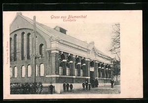 Blumenthal, Ansichtskarte, Turnhalle mit Kindern  - Picture 1 of 2