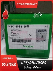 NSC160S3125N Nuevo en Caja Schneider Envío Gratis EE. UU. Impuestos Gratuitos - Imagen 1 de 2