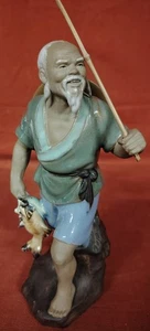 Statuina cinese in ceramica policroma - Mudman - Foto 1 di 17