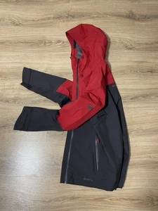 Mammut Gore Tex Wenaha Red Black Hooded Paclite Waterproof Gorpcore Jacket M - Picture 1 of 17