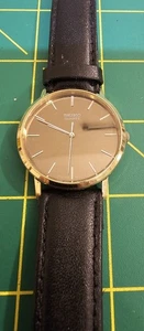 VTG Seiko Watch Brown Dial Gold Tone Round 4100-9007 - New Battery - Picture 1 of 8