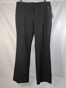 Nine West Wide Leg Pants Career Office Professional Trouser Black Size 14 - Picture 1 of 11