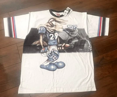 Lote De Colección 29 Camiseta Looney Tunes Wile E. Coyote Fútbol Rap Dibujos Animados Talla XXL De Colección Foto 1 de 4