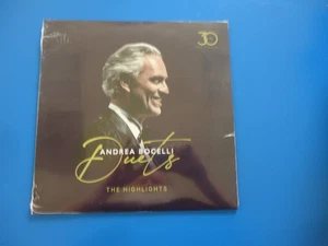 Andrea Bocelli Duets-30th Anniversary LP (2024) NEW Shrink Wrap Tear - Picture 1 of 3