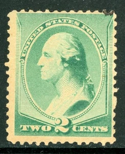 USA 1887 Washington 2¢ Green Scott # 213 MNH I861 - Picture 1 of 6