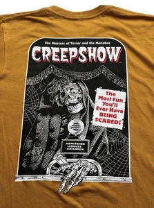 Camisa Creepshow Juvenil Mediana 1982 Retro Taquilla Masters of Terror Naranja - Imagen 1 de 4