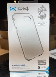 Speck Products Presidio Clear Cell Phone Case for Samsung J3 (2017) - Clear, New - Picture 1 of 3