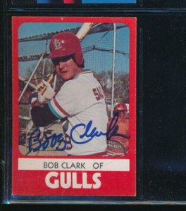 1980 TCMA #23 Bob Clark Salt Lake City Gulls Signed Autograph (GP50) SWSW6