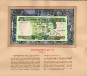 Banconote più preziose Isole Salomone $2 1977 P-5a UNC A/2 193277 - Foto 1 di 2