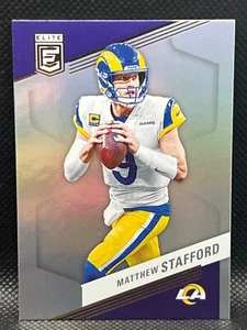 2023 Donruss Elite 72 Matthew Stafford Rainbow Foil LOS ANGELES Football CARD - Imagen 1 de 2
