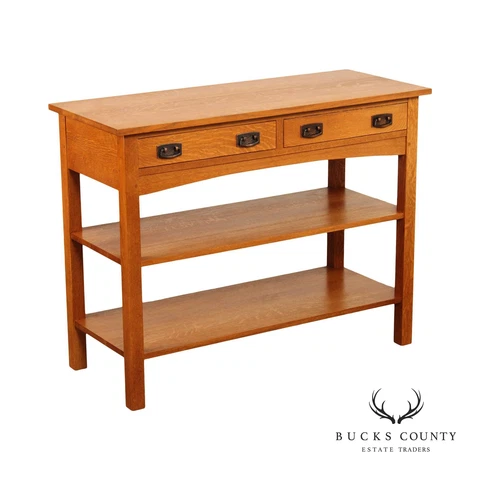 Stickley Mission Collection Oak Console or Server Cover