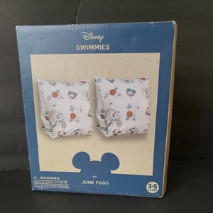 Comida Chatarra Disney Nadador Mickey Mouse Patrón Alas de Agua Blanca - Imagen 1 de 6