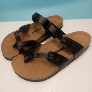 CUSHIONAIRE Sandalo donna Luna plantare in sughero con+comfort donna taglia 12W - Foto 1 di 17