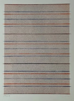 Gesa Puell Signierte nummerierte Original Farblithographie 2006 - Konkrete Kunst - Bild 1 von 4